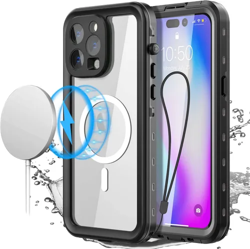 Vista 12 de AICase Funda impermeable para iPhone 17e, transparente, a prueba de agua, a prueba de golpes, a prueba de polvo, a prueba de nieve, cuerpo completo