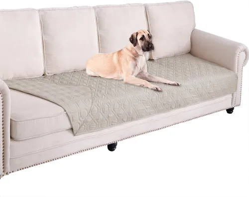 Vista 32 de Ameritex Manta Impermeable Reversible Cubierta para Cama de Perro Manta para Mascotas para Muebles Cama Sofá Sillón