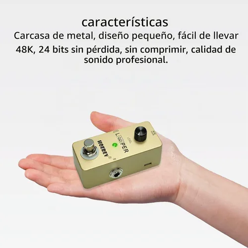Vista 6 de HOEREV pedal de efectos para guitarra, Loop Looper