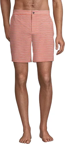 Vista 3 de Lands' End Men's Lined 7in Hybrid Swim Shorts