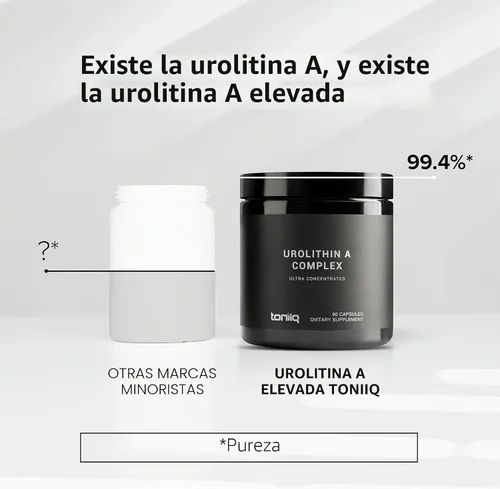Vista 3 de Toniiq Suplemento complejo de urolitina A 4 en 1 de 1,500 mg con 500 mg