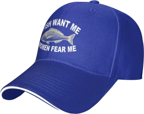 Vista 10 de Fishing Cap Fish Despise Me Women Tolerate Me Hat for Men Baseball Caps Vintage Caps Negro