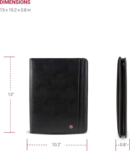 Vista 5 de Wenger Concept - Organizador de documentos con cremallera, Negro -, Padfolio