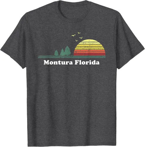 Vista 12 de Vintage Montura, Florida Sunset - Camiseta con impresión de recuerdo
