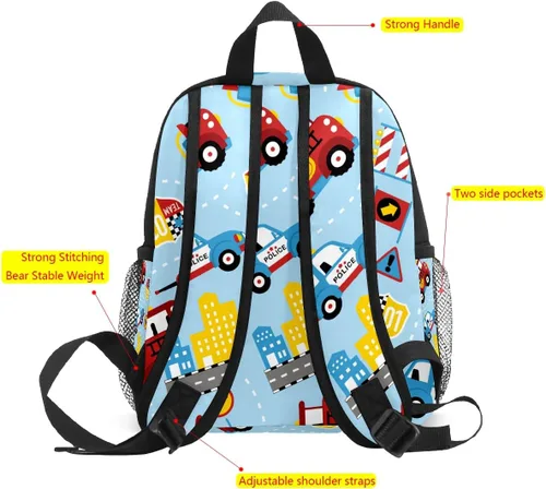 Vista 2 de Mochila escolar para niños y niñas mochila preescolar para niños y niñas ligera mochila para libros de hombro perfecta para niños pequeños a jardín