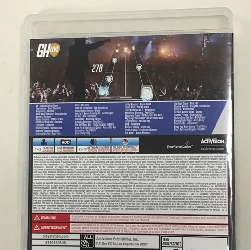 Vista 2 de Guitar Hero: Live for PlayStation 3 (Game ONLY) PS3
