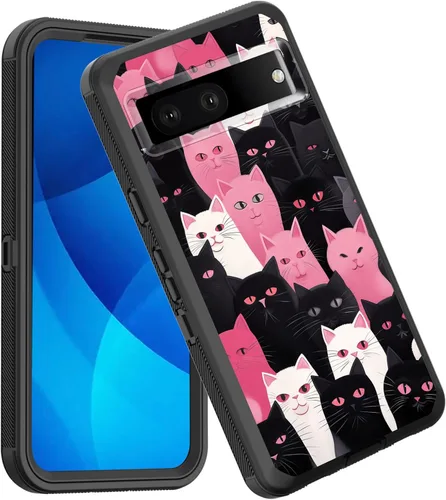 Vista 72 de Funda para Pixel 7a, a prueba de golpes, 3 capas, protección de cuerpo completo, resistente, de alto impacto, para Google Pixel 7a de 6.1 pulgadas