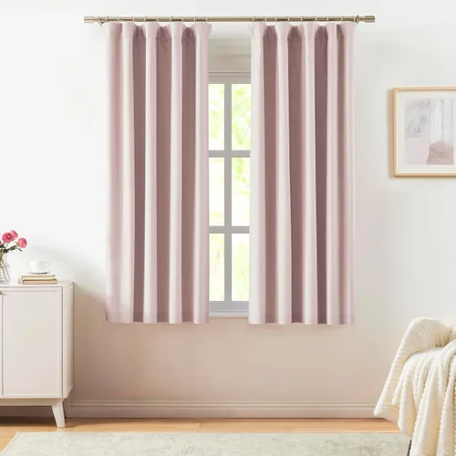 Vista 29 de Vision Home Cortinas Completamente Opacas de Lino Azul Niebla de 84 Pulgadas de Largo para Dormitorio y Sala de Estar, Paneles de Ventana Niebla Azul