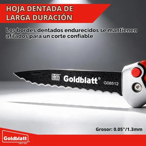 Vista 3 de Goldblatt Cuchillo plegable del aislamiento del acero inoxidable de 5