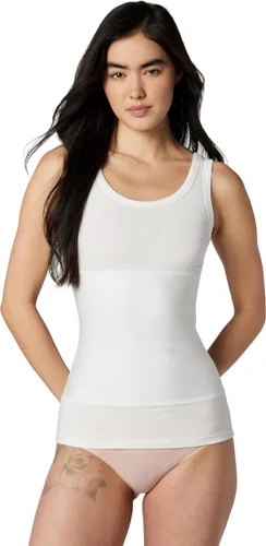 Vista 5 de Yummie Camiseta sin mangas moldeadora de 3 paneles para mujer Negro