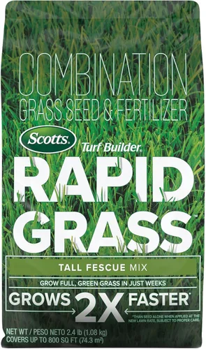 Vista 15 de Scotts Turf Builder Rapid Grass - Mezcla de festuca alta, 16 libras.