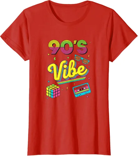 Vista 99 de 90s Nostalgia Retro Apparel - 90'S Vibe Retro T-Shirt Negro