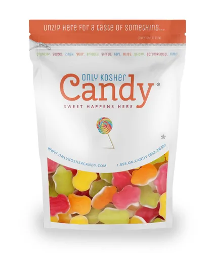 Vista 4 de Only Kosher Candy - Dulces de Gomita a Granel Sabor Cerezas Gemelas, Certificado Kosher, Paquete de 2 Libras