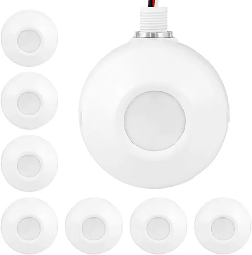 Vista 8 de ENERLITES Sensor de movimiento de techo de alta bahía, sensor de techo PIR Blanco