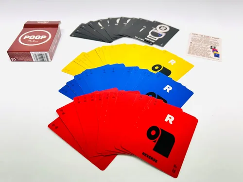 Vista 4 de Breaking Games Poop The Game - Juego de cartas divertido y familiar para niños de 6 años en adelante, perfecto para noches de juegos y fiestas, 2 a