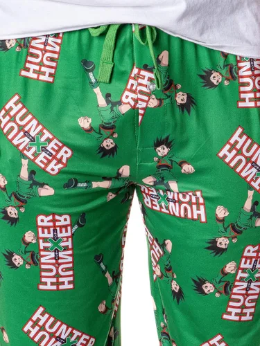 Vista 3 de Hunter X Hunter Gon Freecss Allover - Pantalones de pijama para hombre