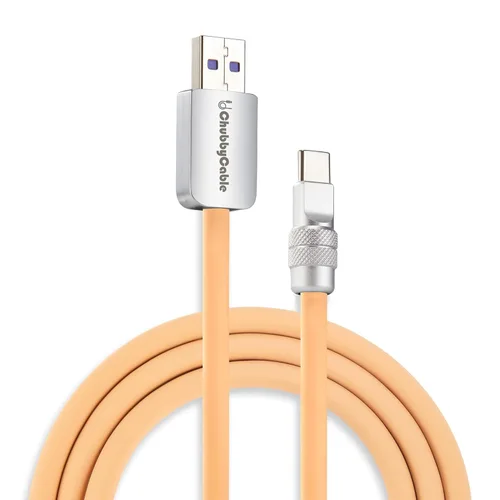 Vista 24 de chubbycable Chubby 2.0 USB C 240W Cable de carga rápida de silicona suave y duradero, cable de carga extra grueso compatible con iPhone 17-15 Series