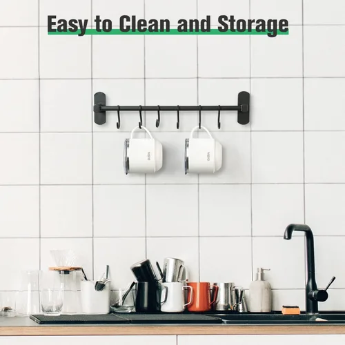 Vista 7 de DUIERA - Tazas de café de viaje de 12 onzas, tazas de agua aisladas portátiles con tapa y asa, taza de café de acero inoxidable, para café helado