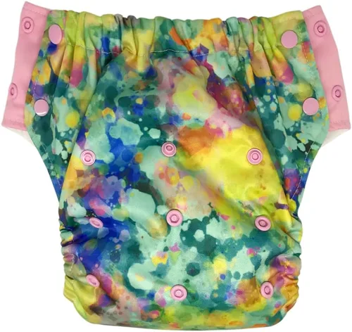 Vista 29 de EcoAble Pañal de entrenamiento reutilizable para ir al baño con inserto, pantalones de entrenamiento de tela diurna para niños pequeños y niños