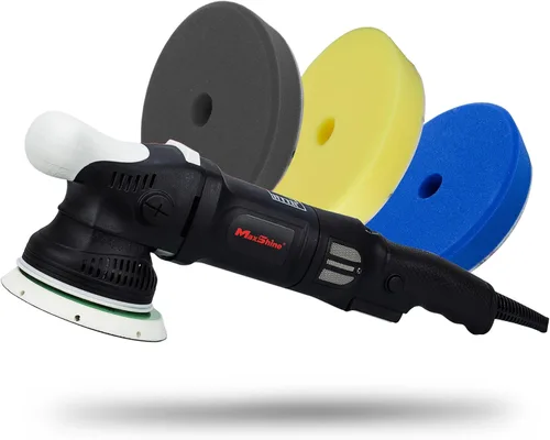 Vista 10 de Maxshine MB15 Pro Pulidora Sin Escobillas DA Lanzamiento de 15mm, Placa de 5”, Motor de 1200W, 6 Velocidades, Rosca de 5/16”-24 Herramienta