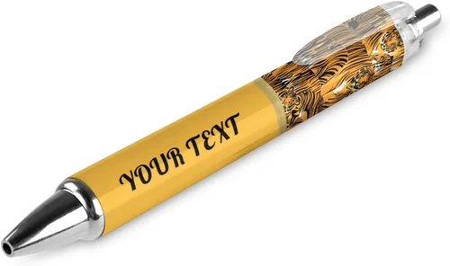 Vista 8 de Bolígrafos de árbol de dinosaurio azul personalizados con punta de lápiz capacitivo, bolígrafos grabados personalizados con nombre y logotipo