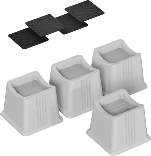 Vista 12 de Elevadores ajustables para muebles de cama elevan cualquiera de 1.3 pulgadas o 2.3 pulgadas, elevador de cama resistente para sofá, silla, sofá