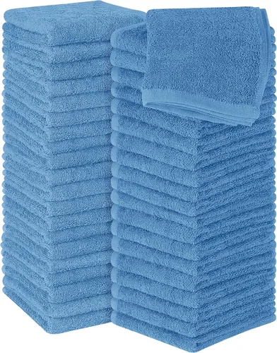 Vista 43 de Utopia Towels Juego de 12 paños de algodón – 100% algodón hilado en anillo, paños de franela de alta calidad, altamente absorbentes y suaves al