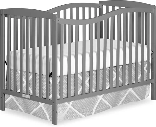 Vista 11 de Dream On Me Chelsea - Cuna convertible 5 en 1 de color negro, certificación JPMA 4-Position Mattress Support, Converts to Toddler, Day and Full