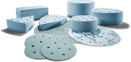 Vista 7 de Festool 575166 Granat de grano 180 para lijadora de 6", 100 piezas