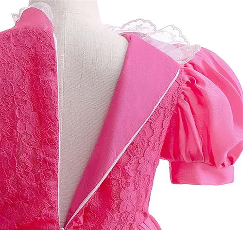 Vista 5 de Disfraz de princesa para niñas, disfraz para fiesta de cumpleaños