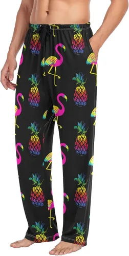 Vista 5 de Cute Pajama Pants Mens Lounge Pants Super Soft Men Pajama Bottoms with Pockets Drawstring
