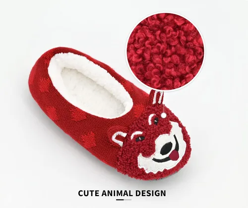 Vista 3 de Panda Bros Calcetines acogedores y cálidos para mujer con agarraderas, calcetines de casa
