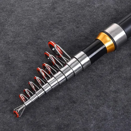 Vista 4 de Toasis Pesca Spinning Baitcast Rod Telescópica Pesca Caña 7 Modelos