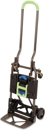 Vista 4 de Cosco Shifter Carretilla de mano plegable multiposición y carretilla, capacidad de 300 lb, color verde, 12222PBG1E