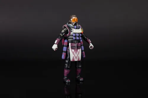 Vista 3 de Electronic Arts Apex Legends - Figura de acción cáustica coleccionable de 6 pulgadas, rara: piel geométrica de anomalías