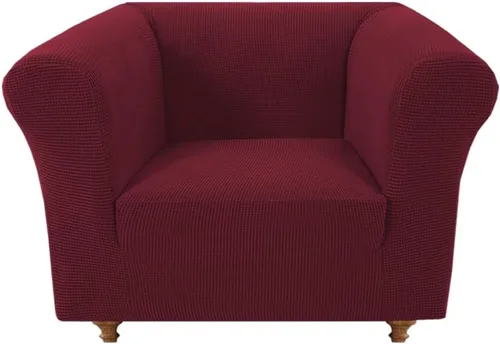 Vista 36 de Funda elástica Chesterfield para sofá, funda de tela jacquard para sofá biplaza de 2 cojines, protector de muebles antideslizante resistente a