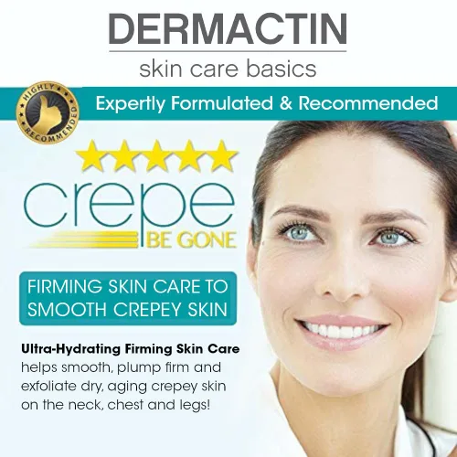 Vista 8 de Dermactin Crepe Be Gone - Souffle corporal clásico de 3 onzas, crema reafirmante para la piel crepé ultra hidratante para cuello, pecho, brazos