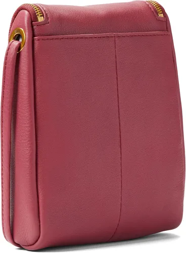 Vista 2 de HOBO Elegante bolsa de helecho para mujer construcción de cuero con cierre de cremallera superior interior forrado impreso y bolsa cruzada ajustable