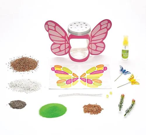 Vista 2 de Creativity For Kids Terrario de mariposas Sparkle N' Grow - Manualidades STEAM para niños