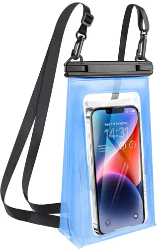 Vista 10 de Bolsa impermeable para teléfono de gran capacidad, bolsa seca flotante para iPhone 17 16 13 12 11 Pro Max Galaxy S22 S21 bolsa impermeable protector