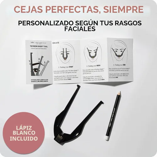 Vista 2 de Billion Dollar Brows Brow Buddy Kit Juego de herramientas simétricas para modelar cejas