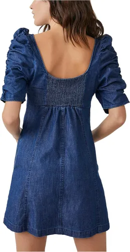 Vista 2 de Free People Cheyenne Denim Mini Dress