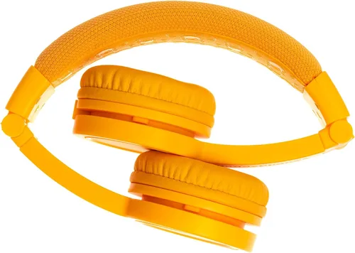 Vista 2 de BuddyPhones Explore Plus Auriculares plegables con cable para niños, cable para compartir audio integrado con micrófono en línea, limitación