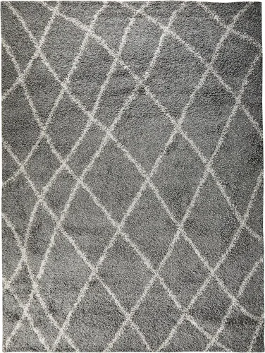 Vista 11 de Alfombra de interior nuLOOM Hunter, Polipropileno, Blanco Marroquí
