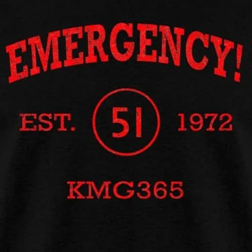 Vista 2 de Spreadshirt Camiseta de escuadrón de emergencia 51 para hombre Camisa de escuadrón de rescate Regalo para bombero