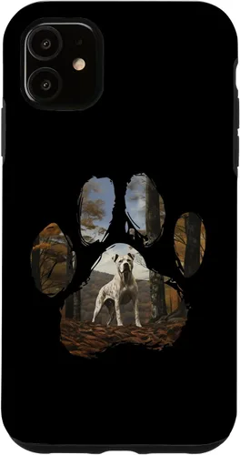 Vista 5 de iPhone 15 Dogo Argentino Mountain Paw Design Dog Mom Dad Case