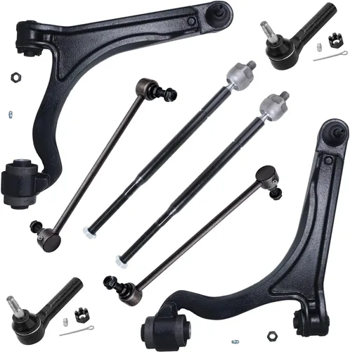 Vista 29 de Detroit Axle - Kit de brazos de control de extremo de 8 piezas para Toyota 2001-2003 Highlander 2002-2003 Camry Lexus ES300, 2 conjuntos de brazos