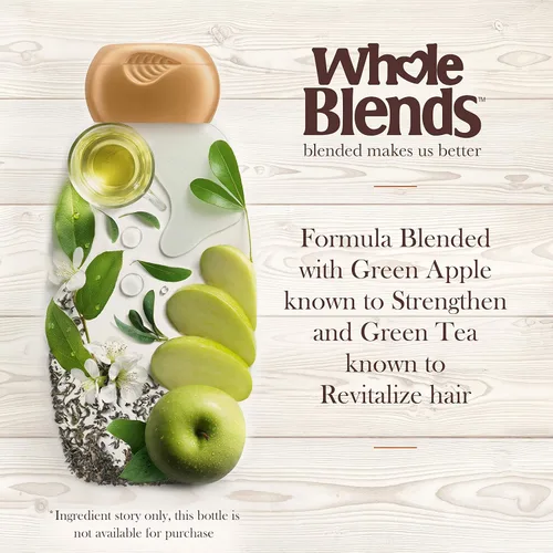 Vista 3 de Garnier Whole Blends - Aerosol desenredante ligero 5 en 1, cabello normal, 5 onzas líquidas