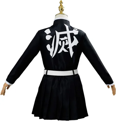 Vista 4 de Kanao Tsuyuri - Disfraz de cosplay para fiesta de Halloween, uniforme de bata para niños y niñas