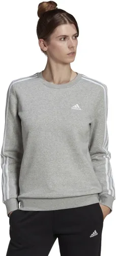 Vista 3 de adidas Sudadera Essentials de forro polar con 3 rayas para mujer